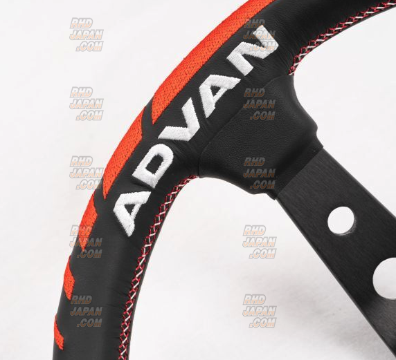 Car Make T&E ADVAN X Vertex Steering V2 Leather Steering Wheel